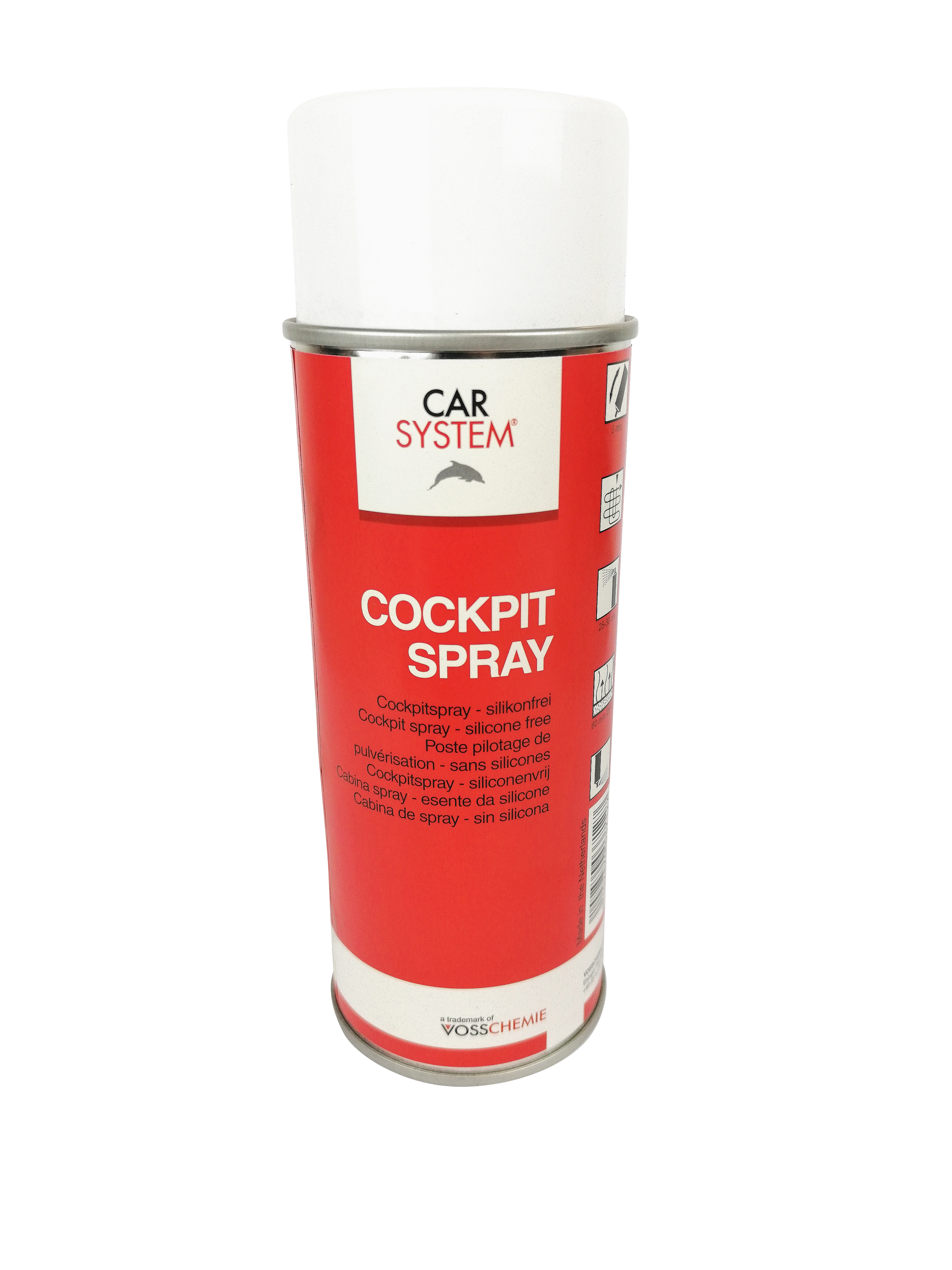 Cleaning the bicycle, boat or inside of a car with cockpit spray