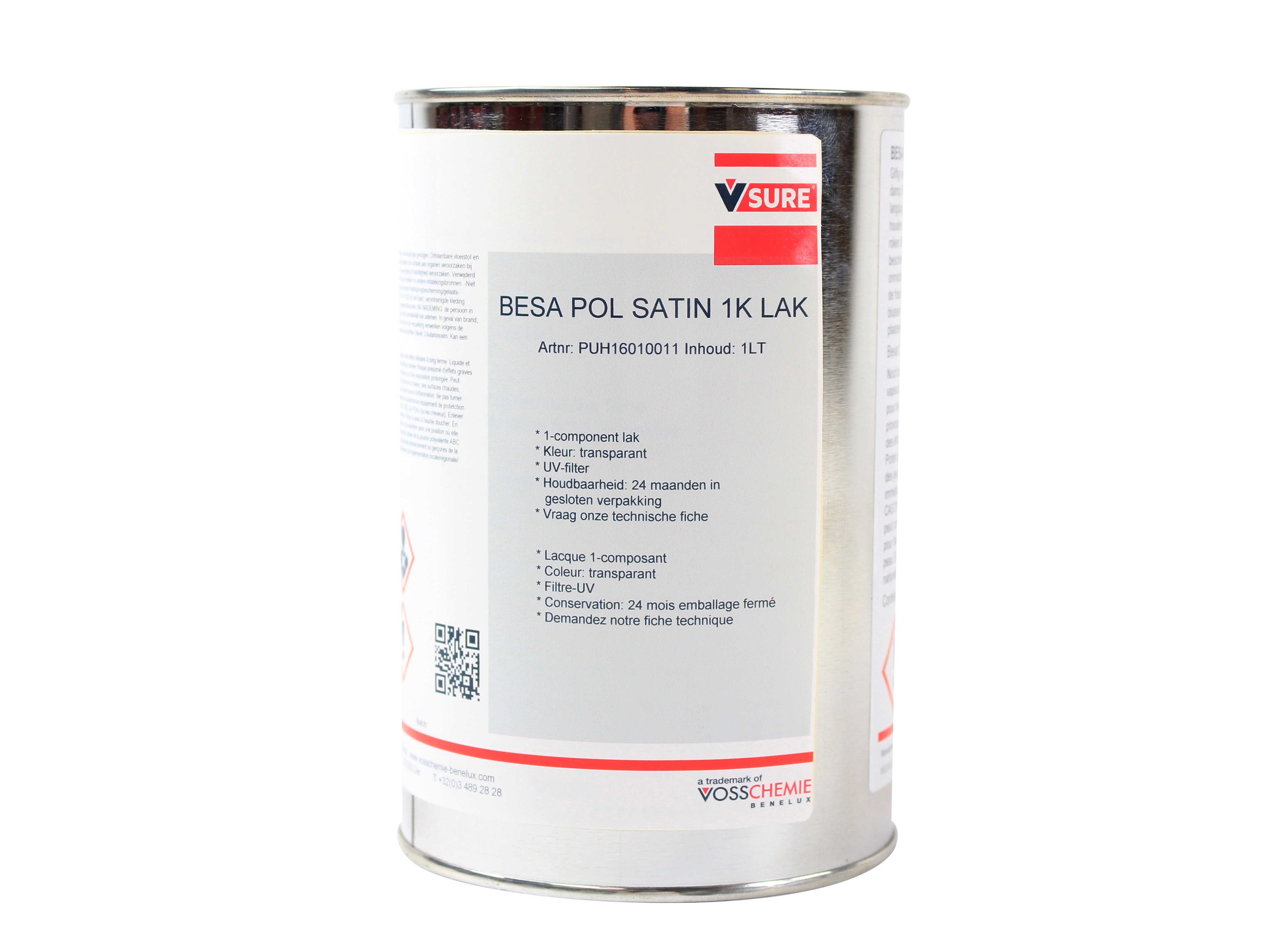 Durable satin lacquer paint for wood, glass, plastic and metal - RAL 7033