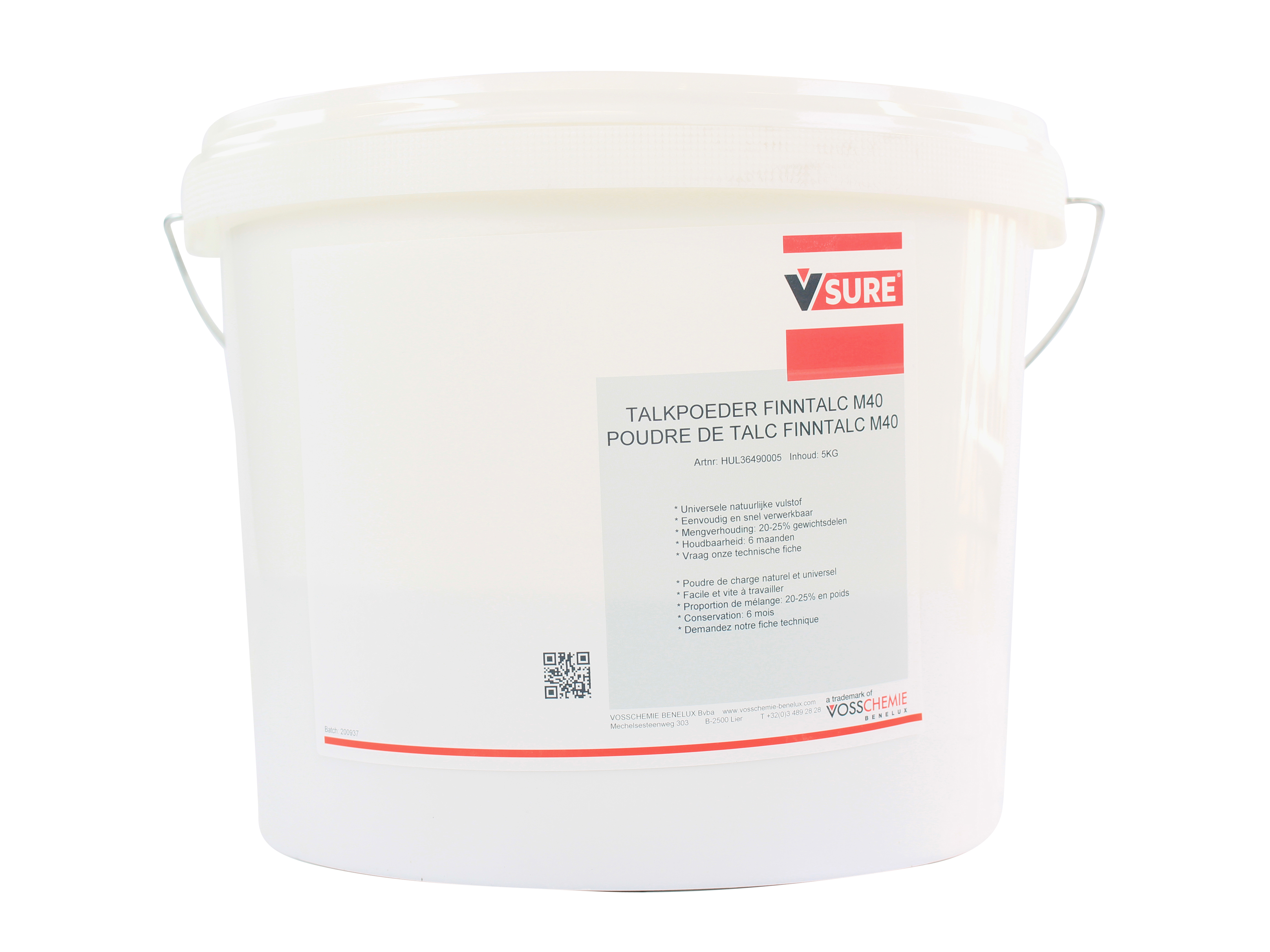 Talcum powder for epoxy or polyester 5 kg