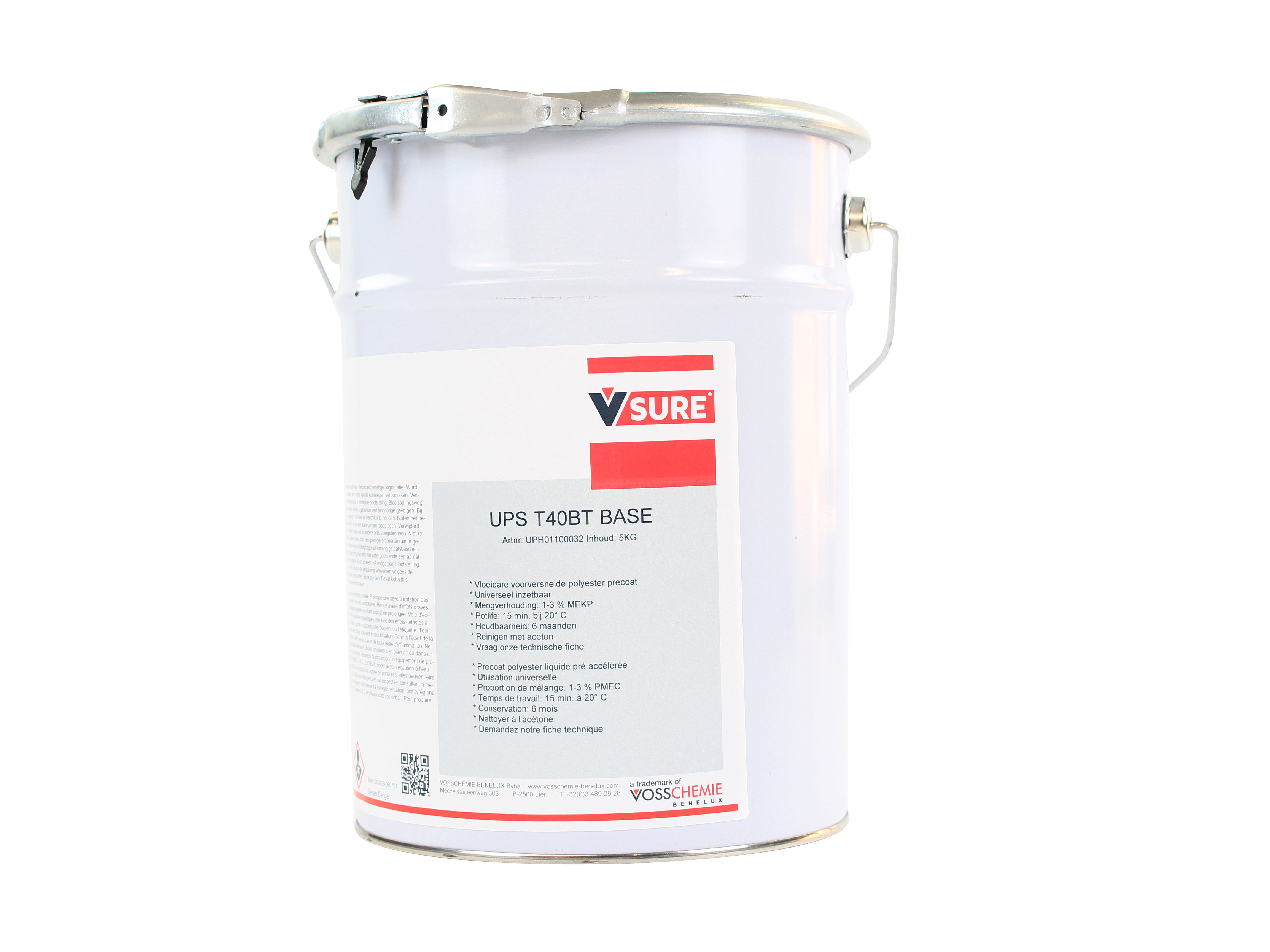 Polyester prepcoat 5 kg - For a smooth polyester finish - Colourless