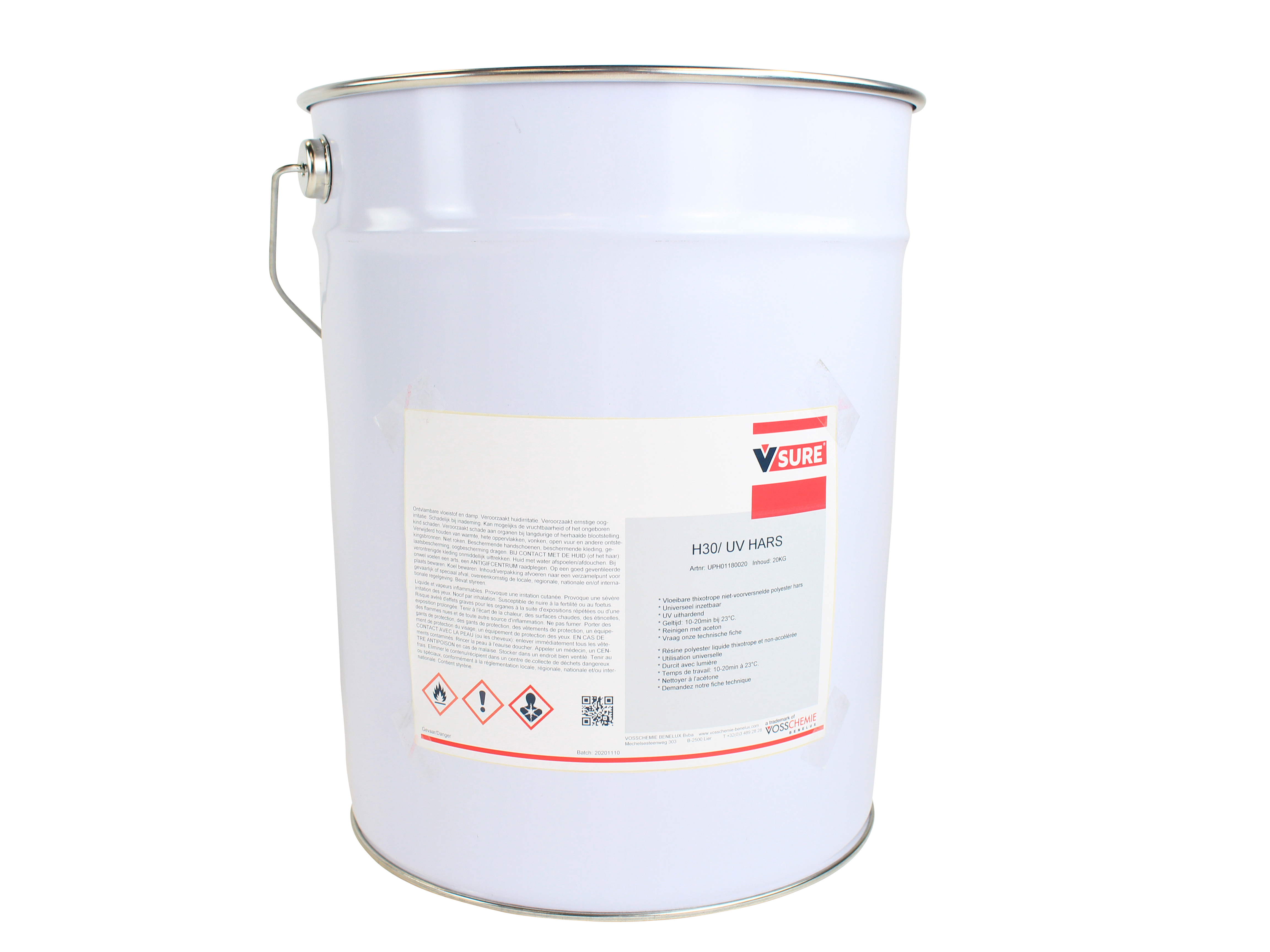 UV-curing polyester resin - for lamination 20 kg