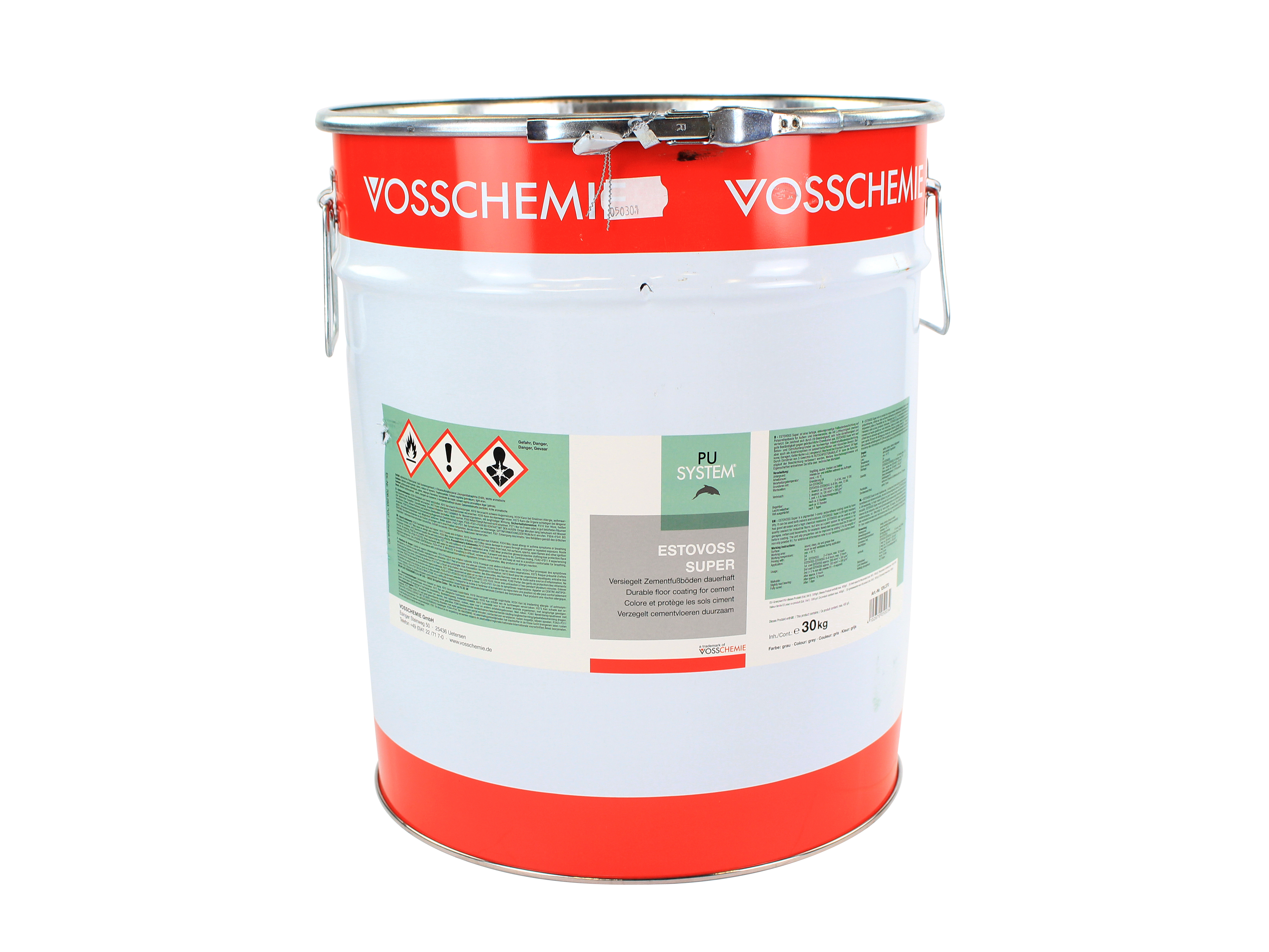 Peinture pour sol - couche de finition résistante aux UV pour toute surface 30 kg