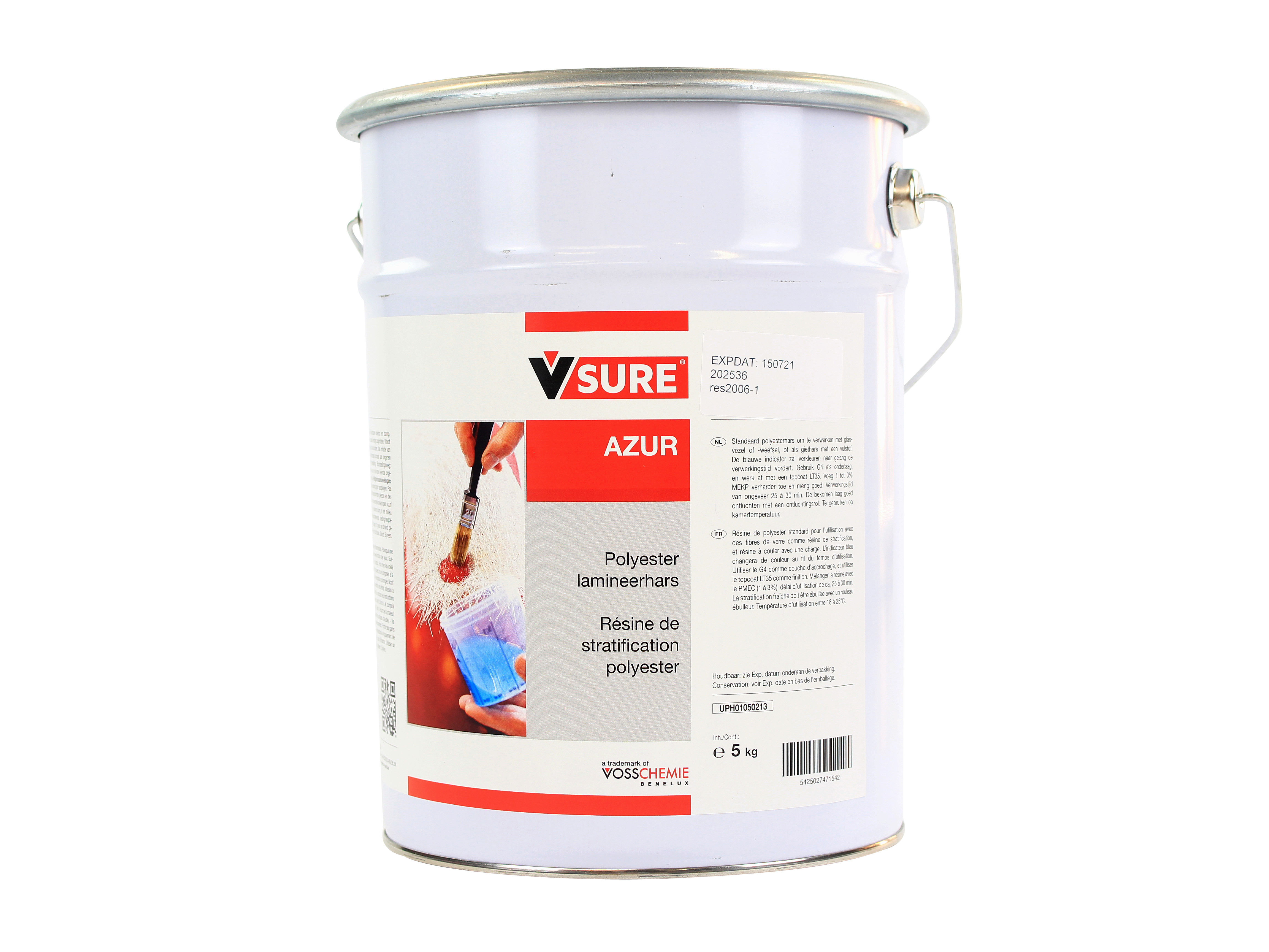 Polyester resin 5 kg - laminating resin - liquid polyester