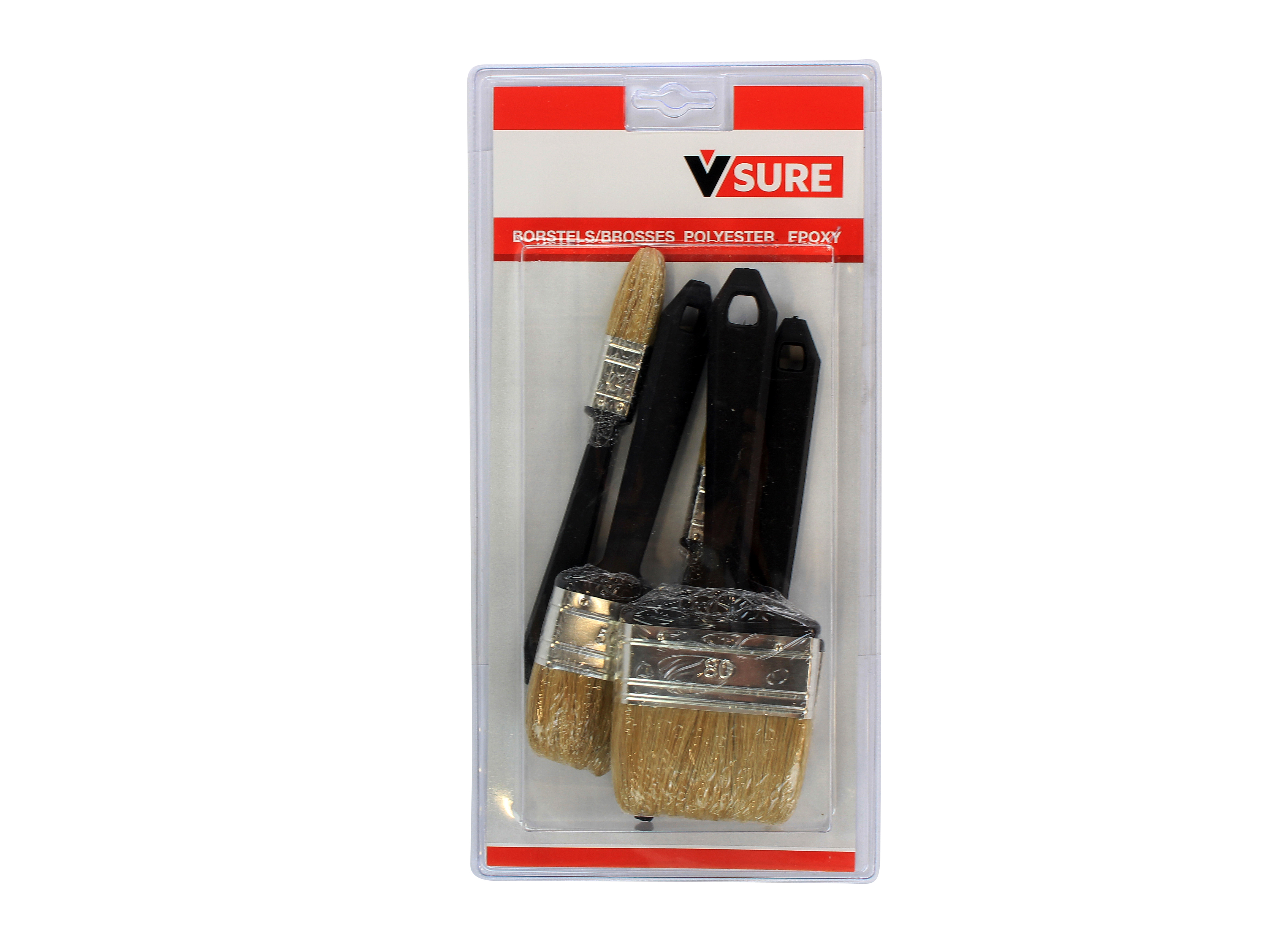 Paint brush set - Ideal for epoxy and polyester