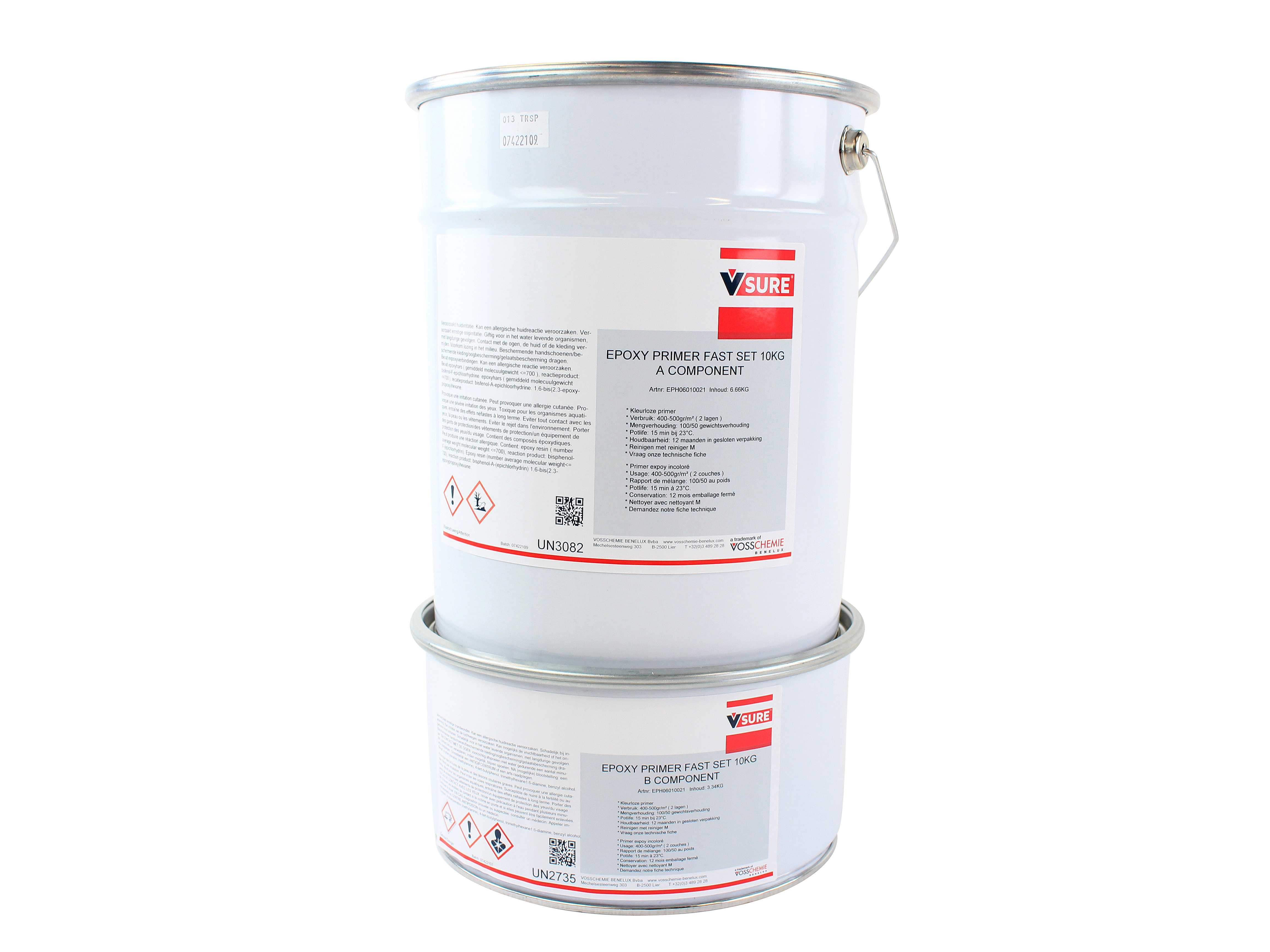 Fast curing epoxy primer for porous substrates 10 kg