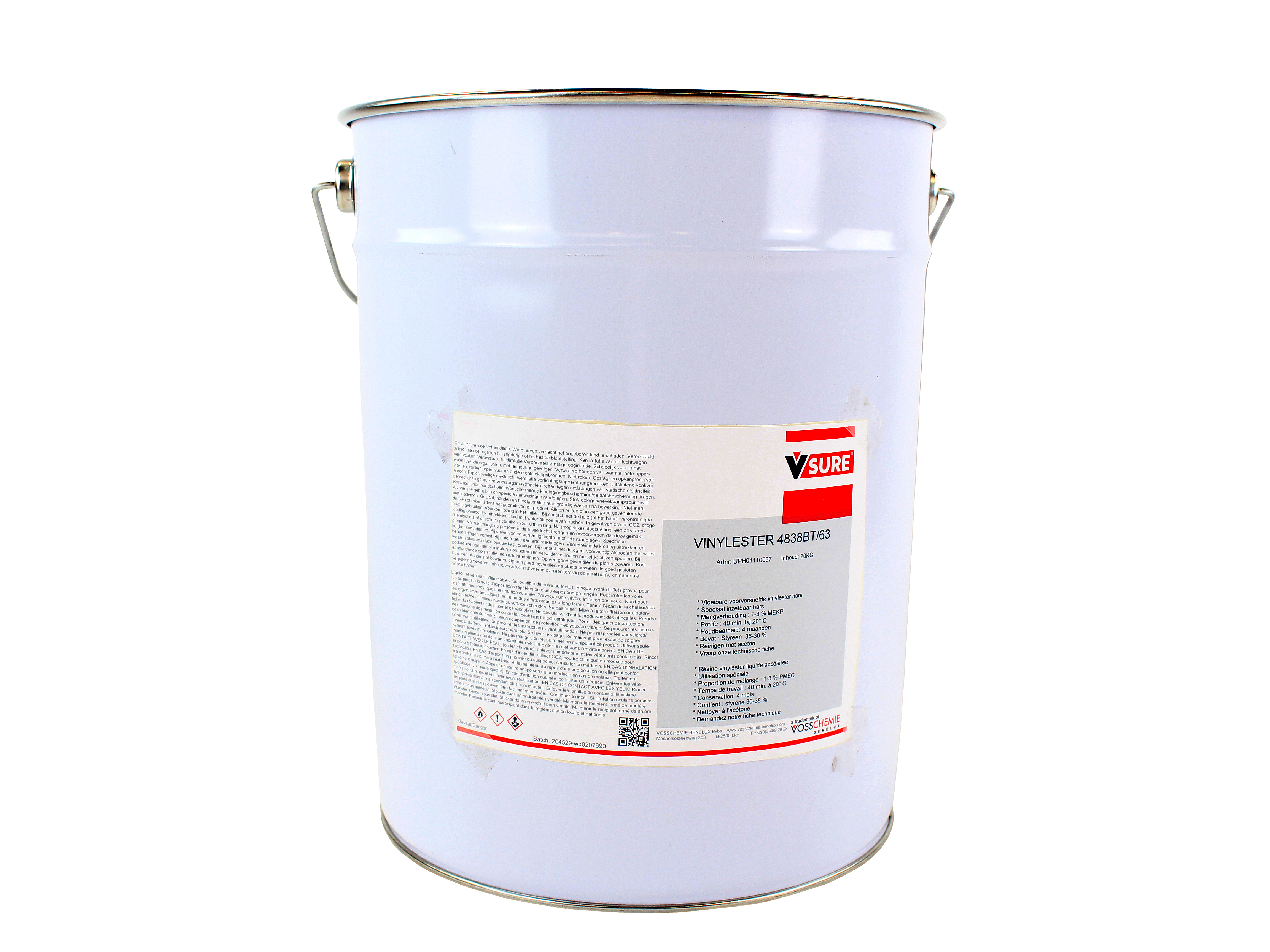 Résine vinylester - résine résistante à l'osmose et aux produits chimiques 20 kg