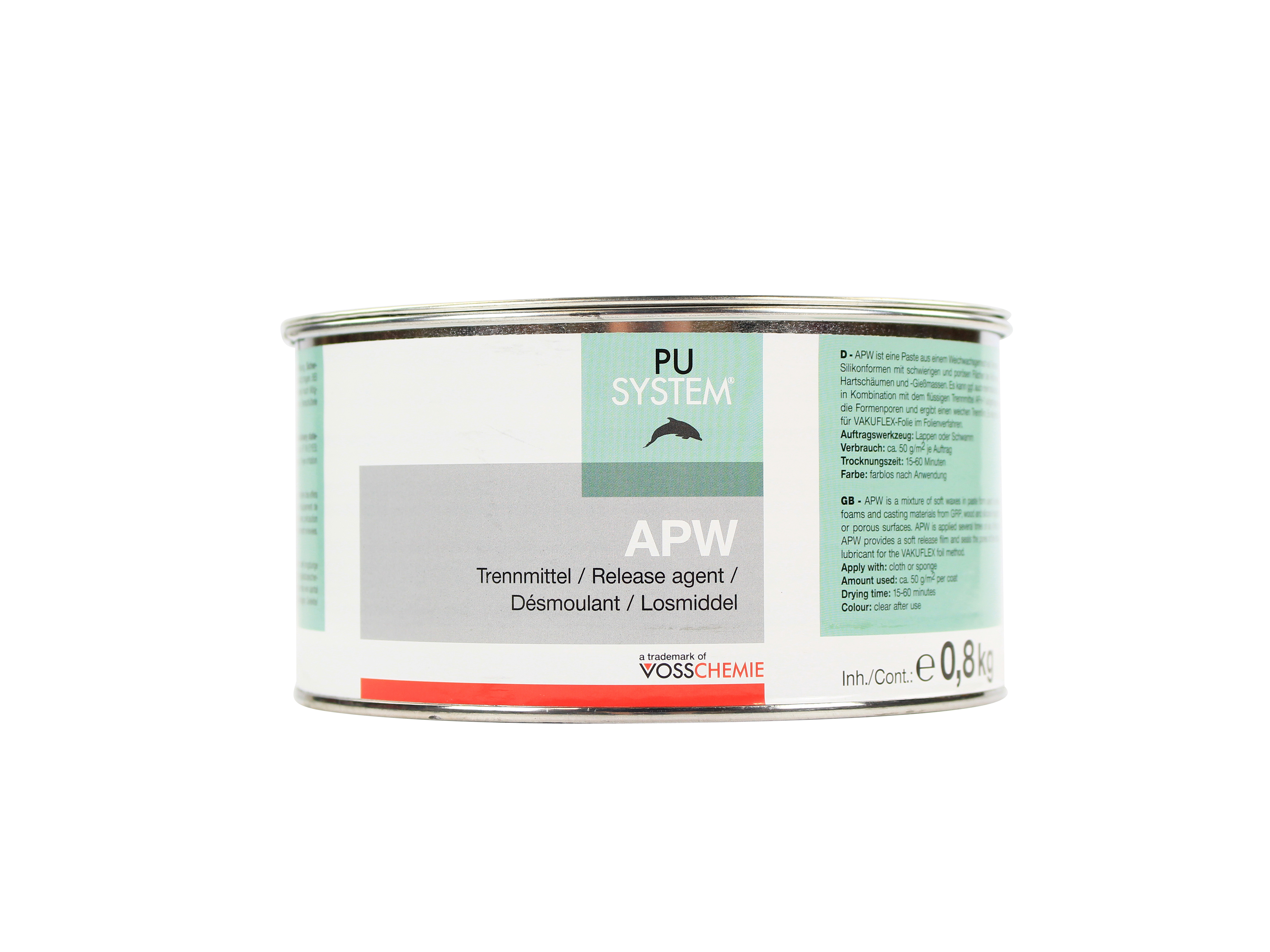 Release agent for polyurethane - release wax 800 g