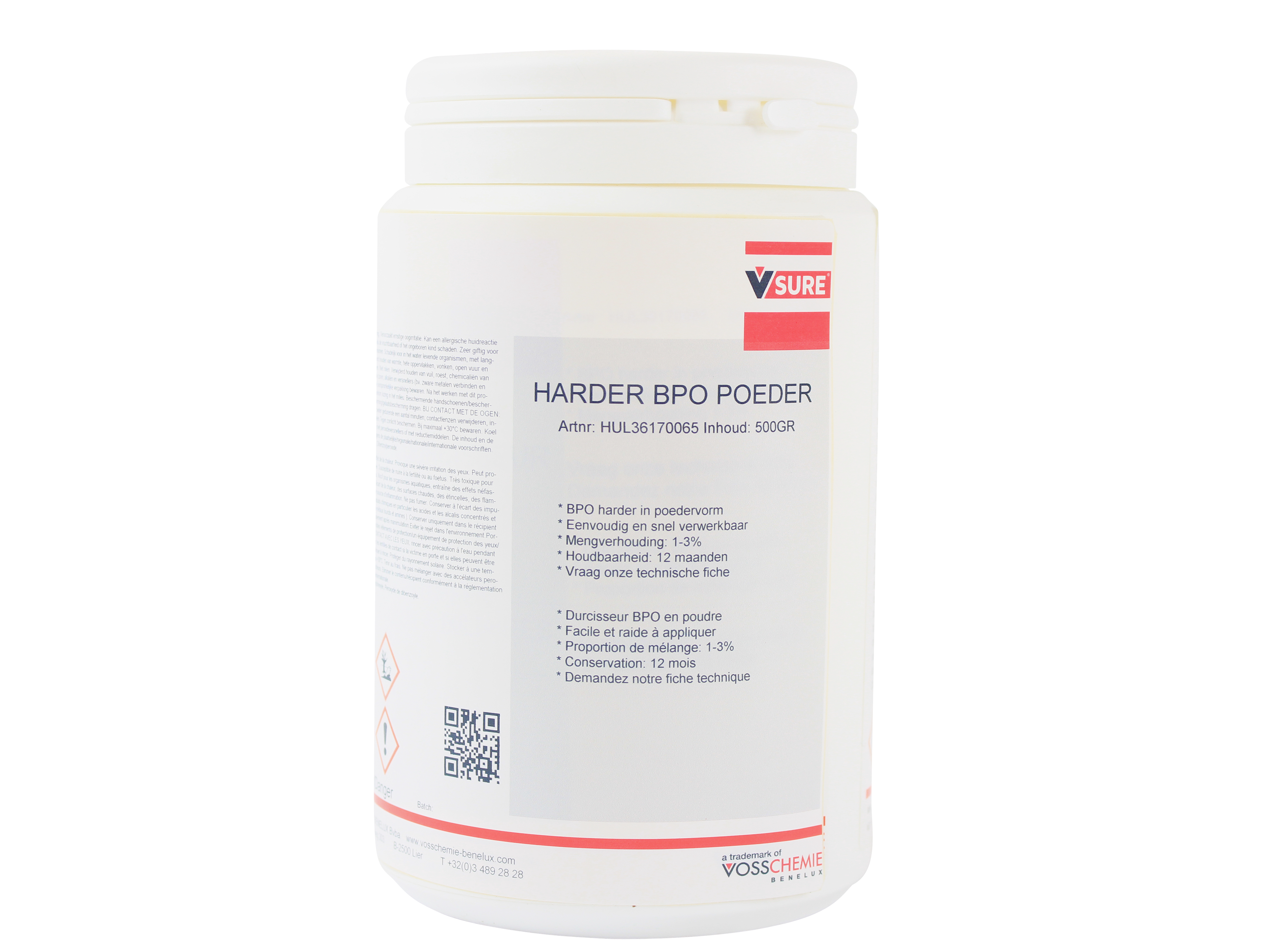 Hardener for polyester in powder 500 g