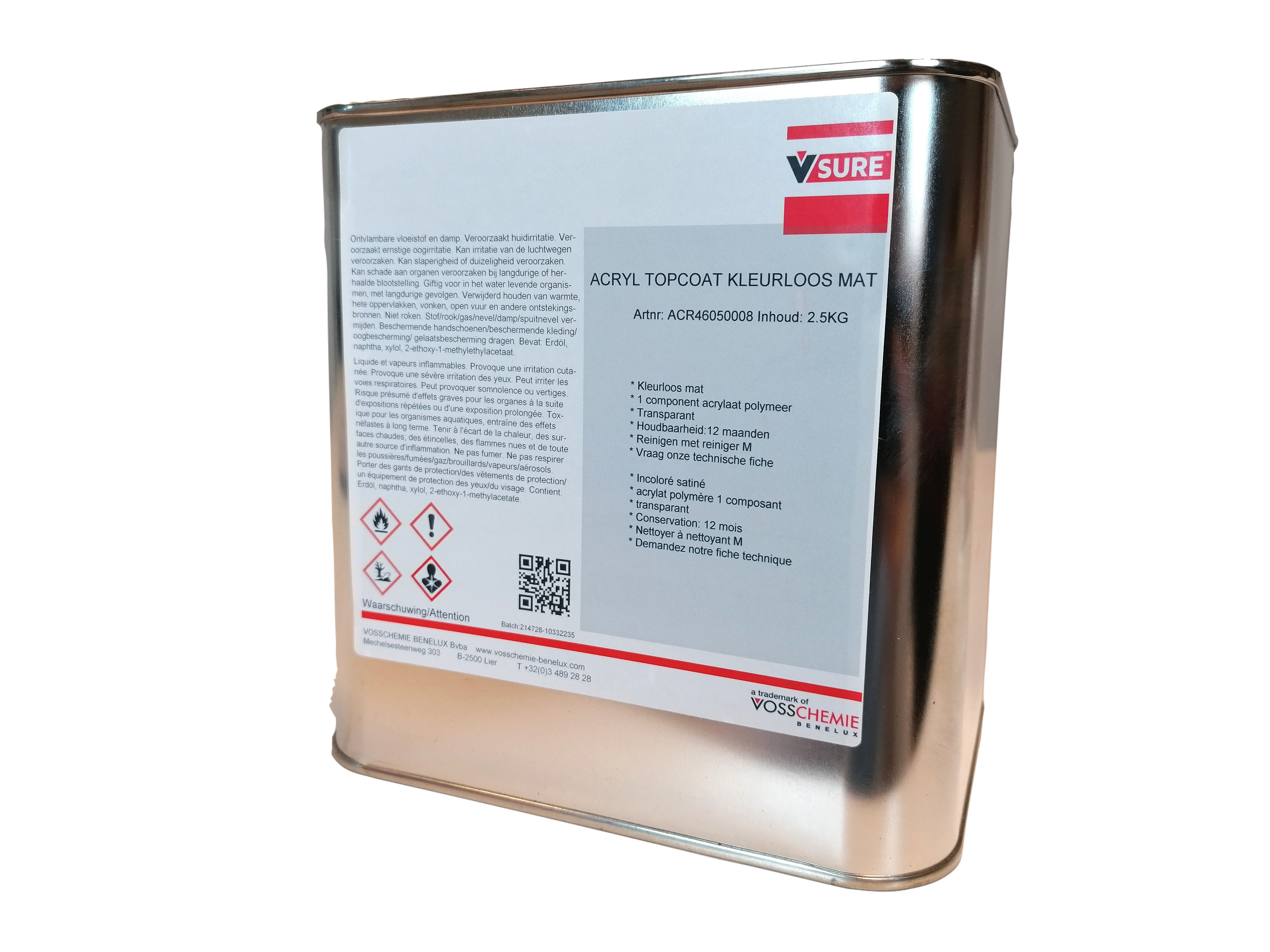 Matt varnish 2.5 kg - Colourless varnish for all substrates