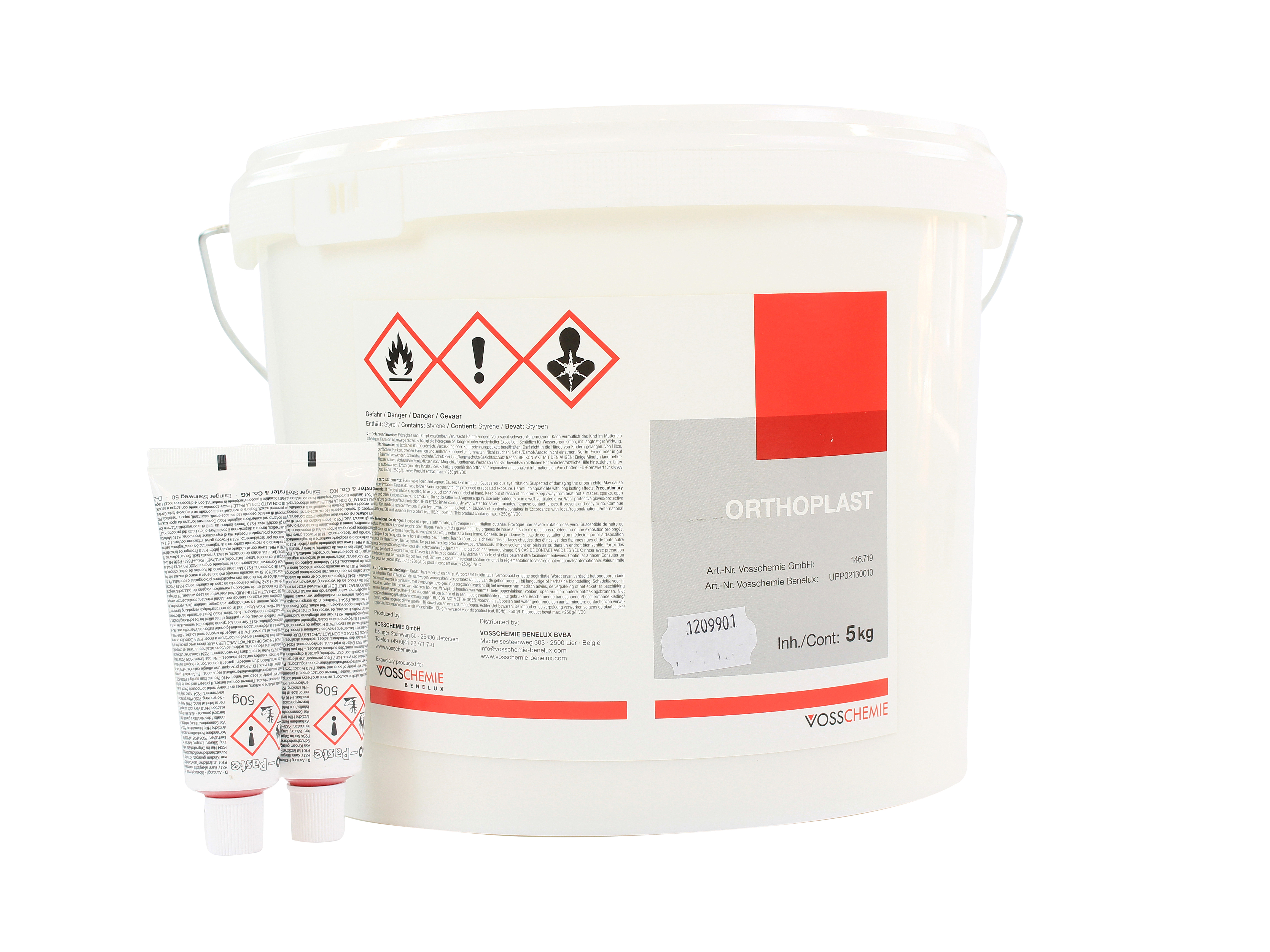 Mastic polyester pour applications orthopédiques