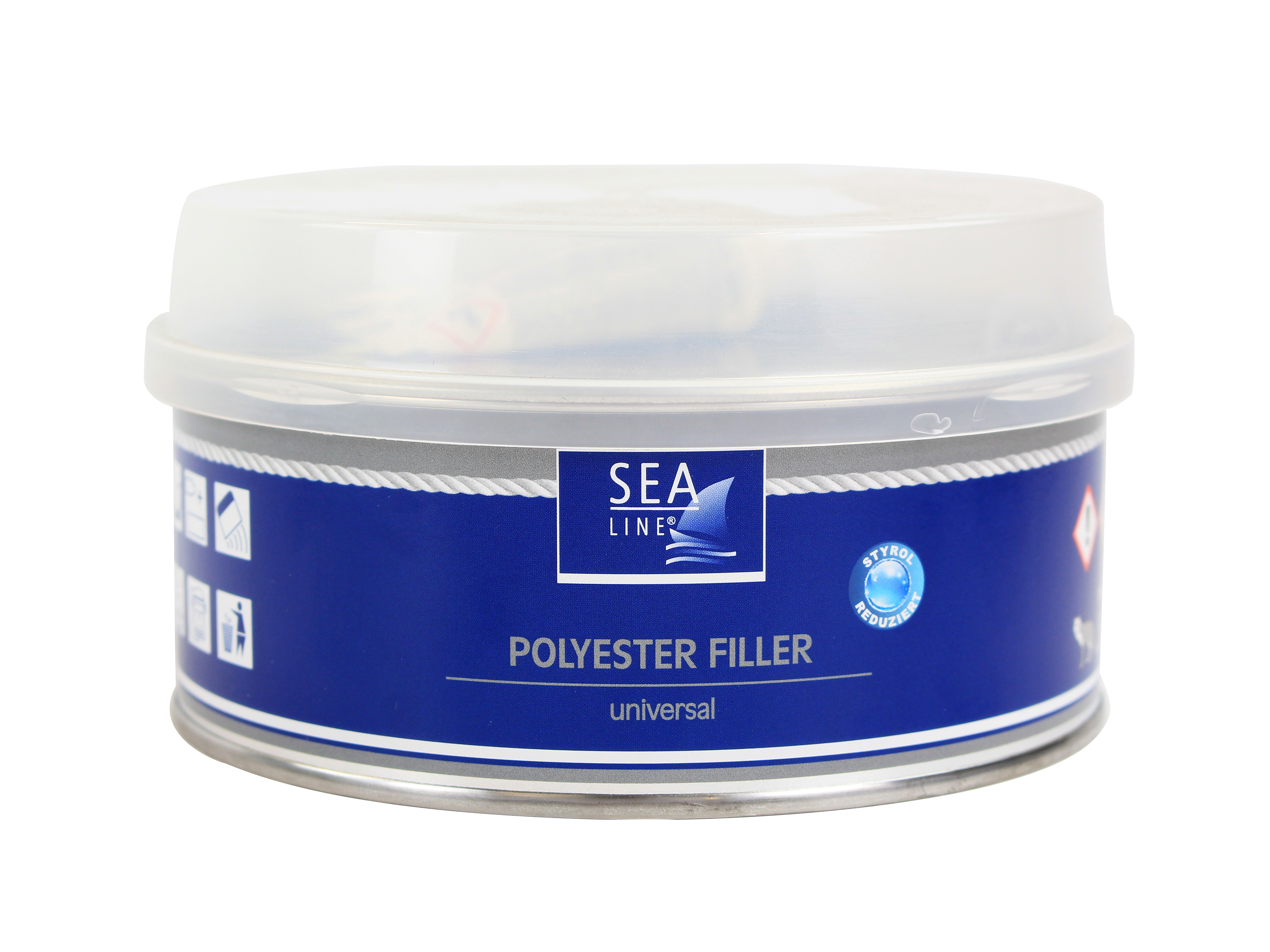 Universal polyester putty - For finishing and filling 1 kg