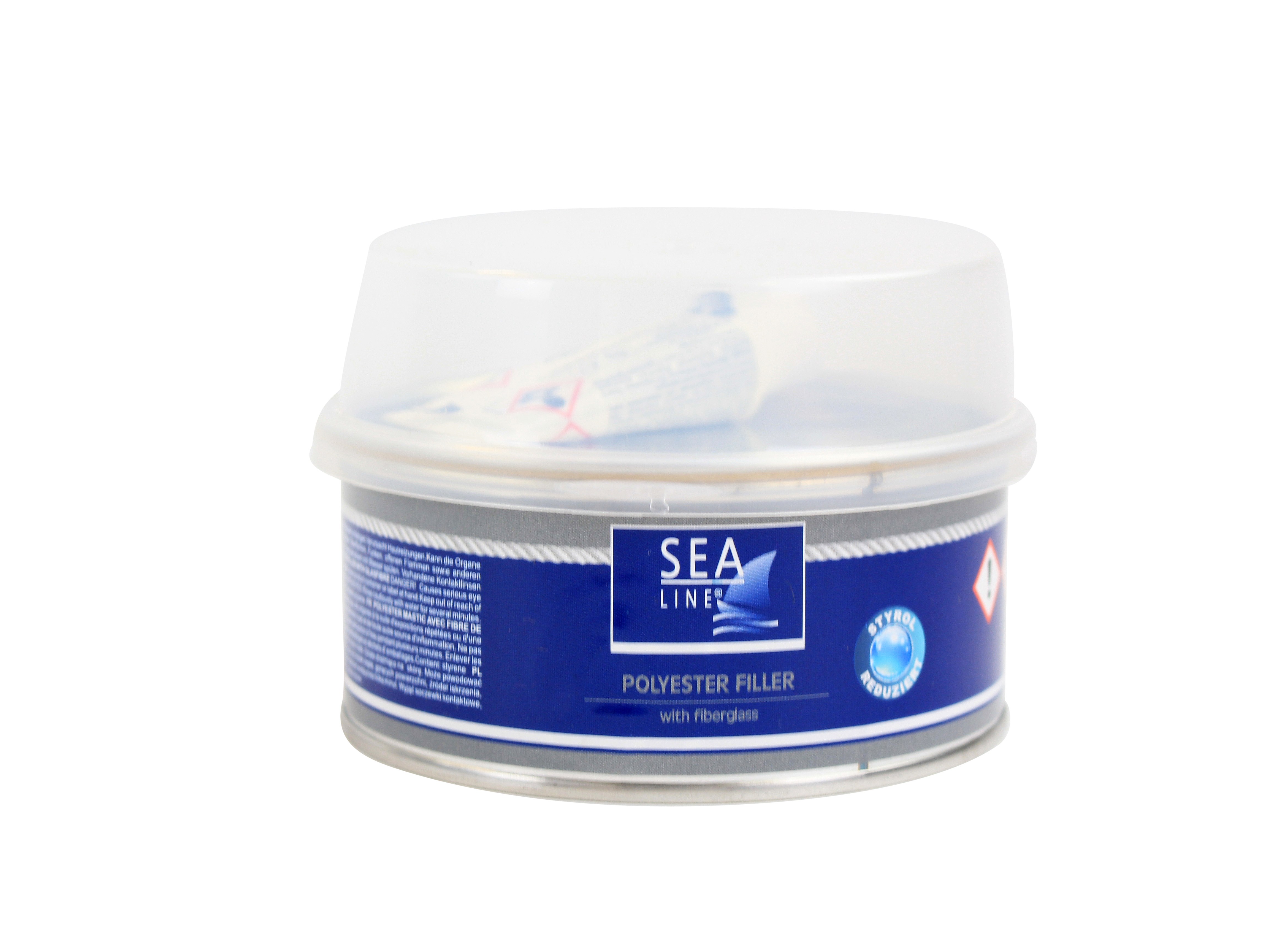 Mastic polyester renforcé de fibres - renforcement et remplissage 250 g