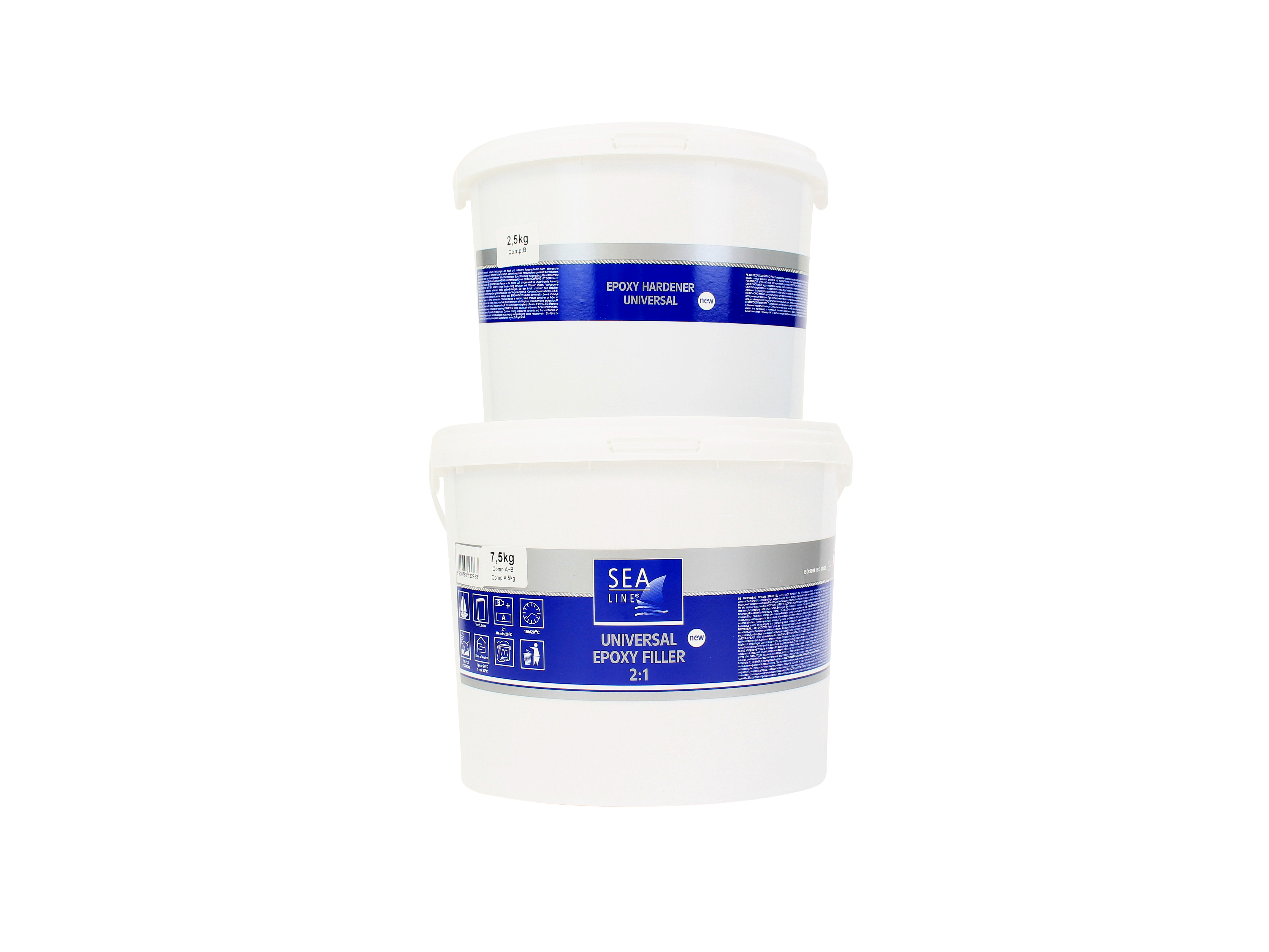 Mastic époxy - Mastic de remplissage et de finition époxy 7,5 kg