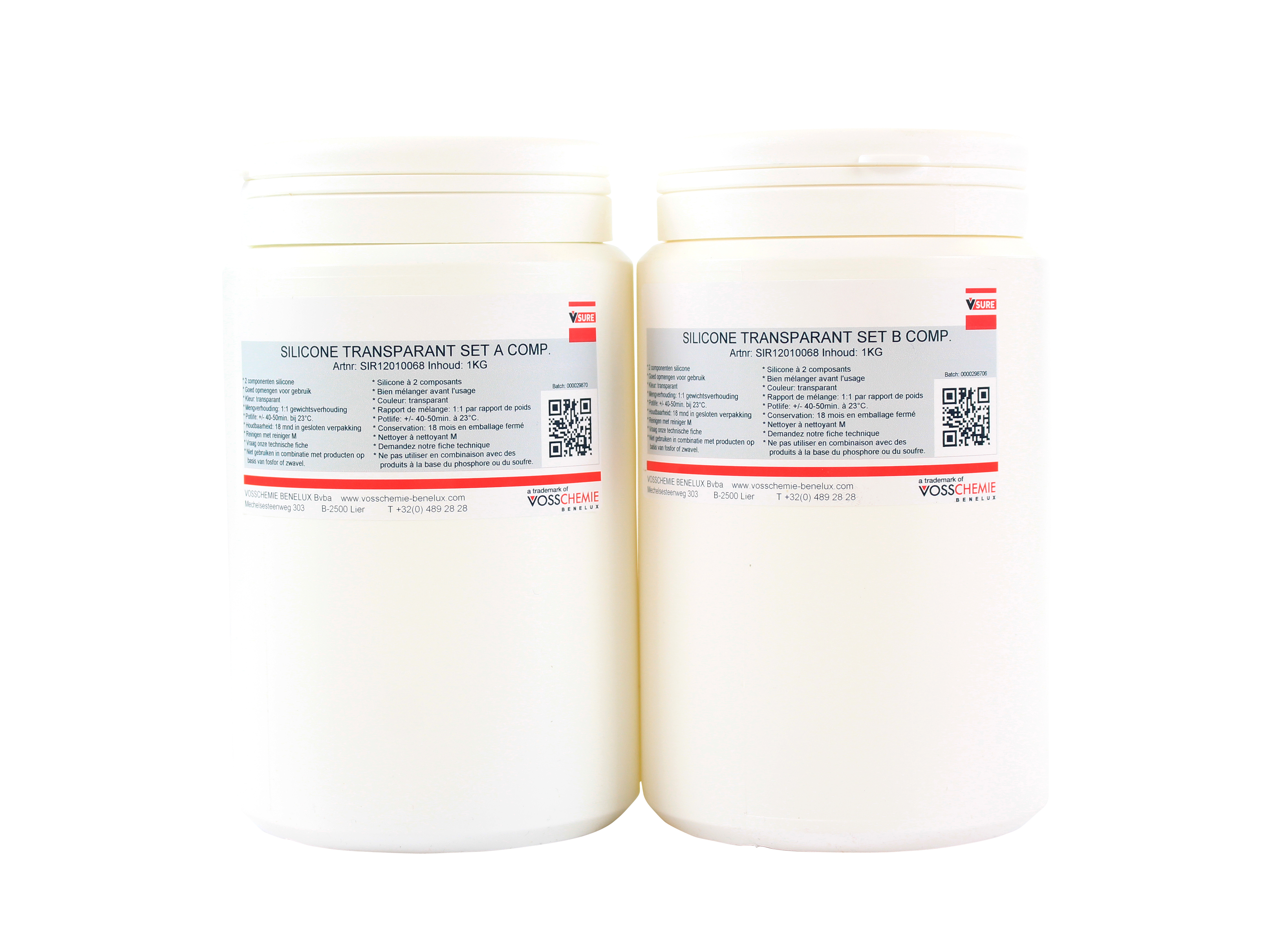 Vloeibare transparante gietsilicone 2 kg