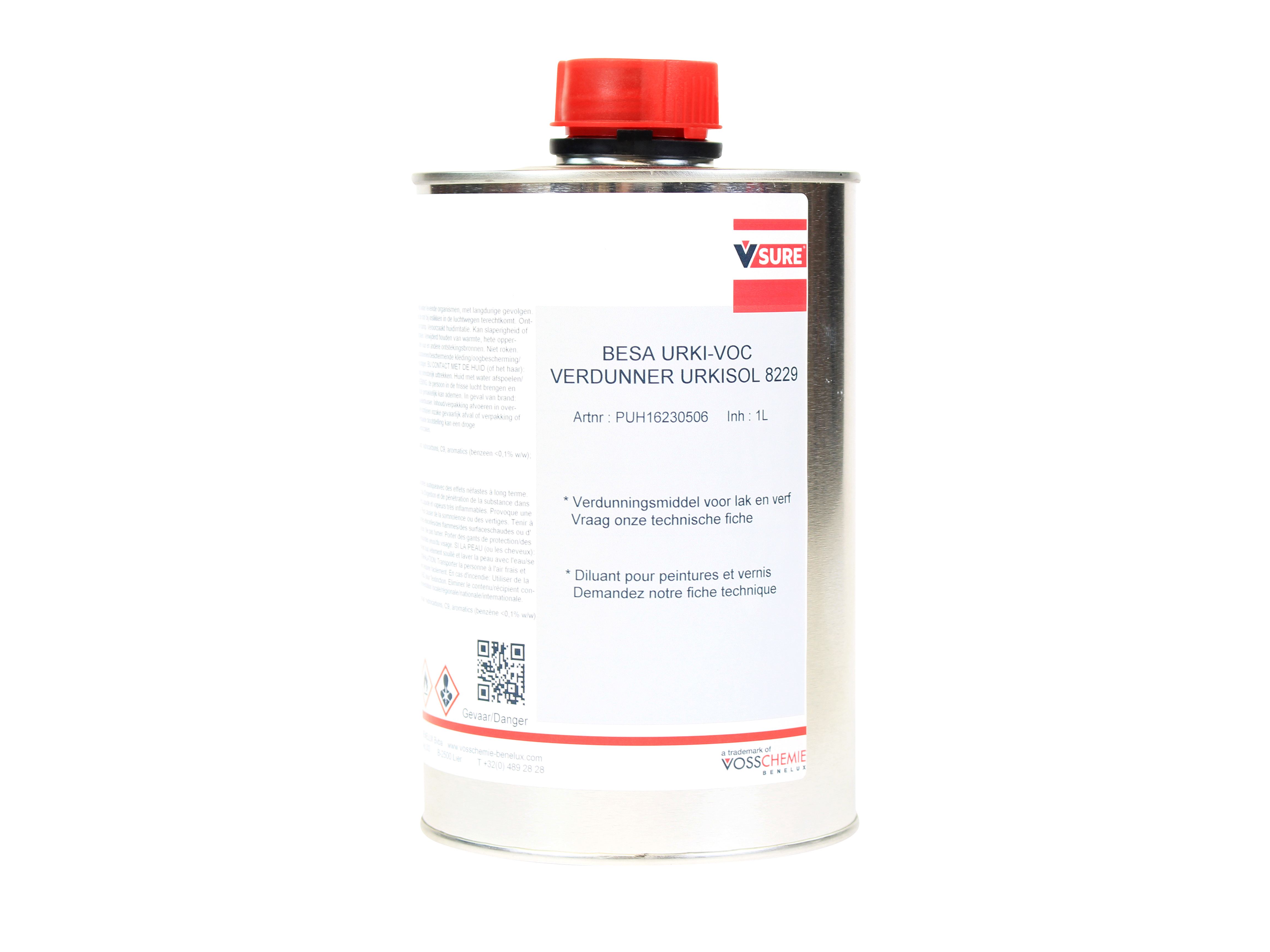 Thinner for durable lacquer paint for wood, glass, plastic and metal - 1 l