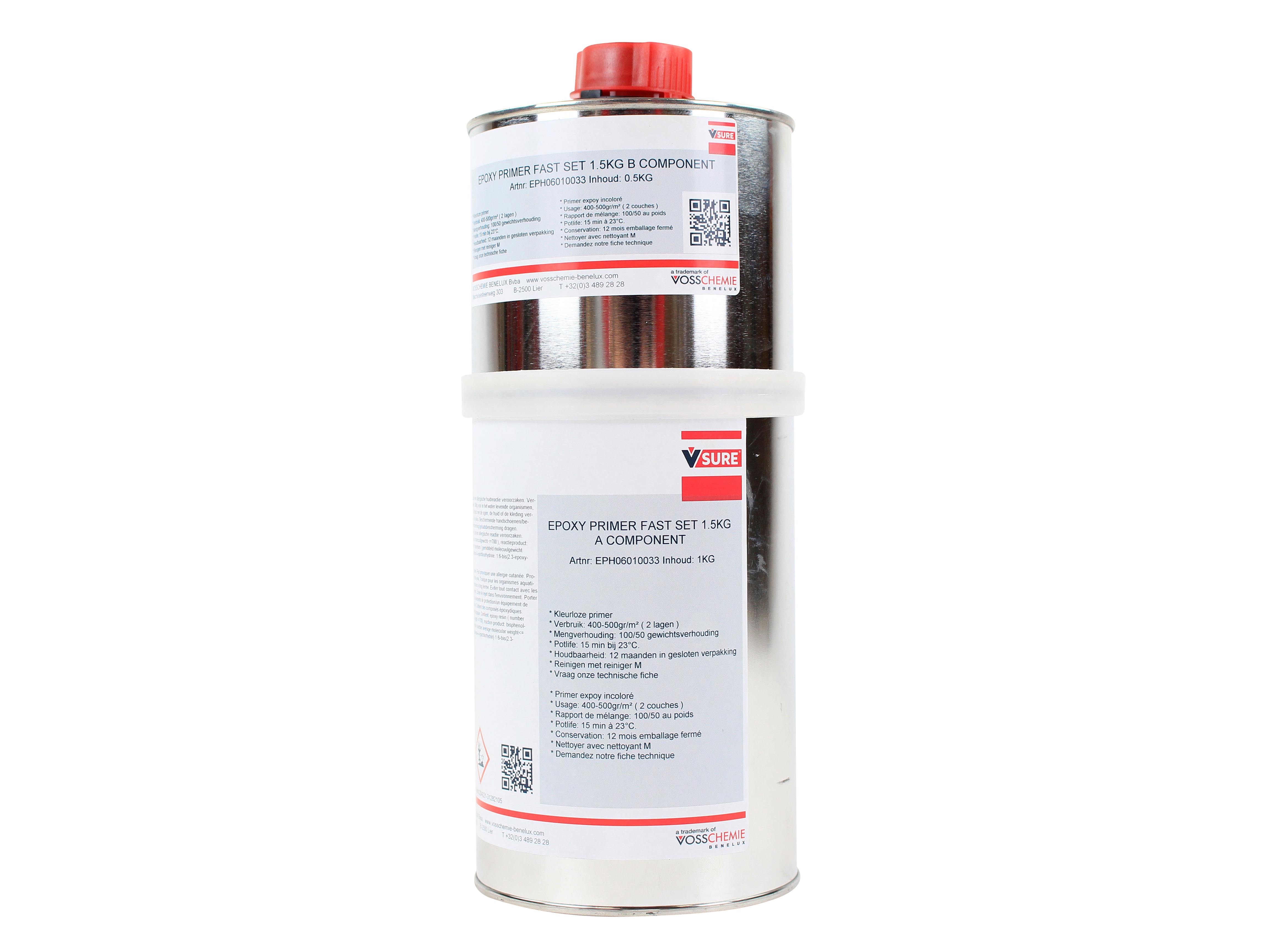 Fast curing epoxy primer for porous substrates 1.5 kg