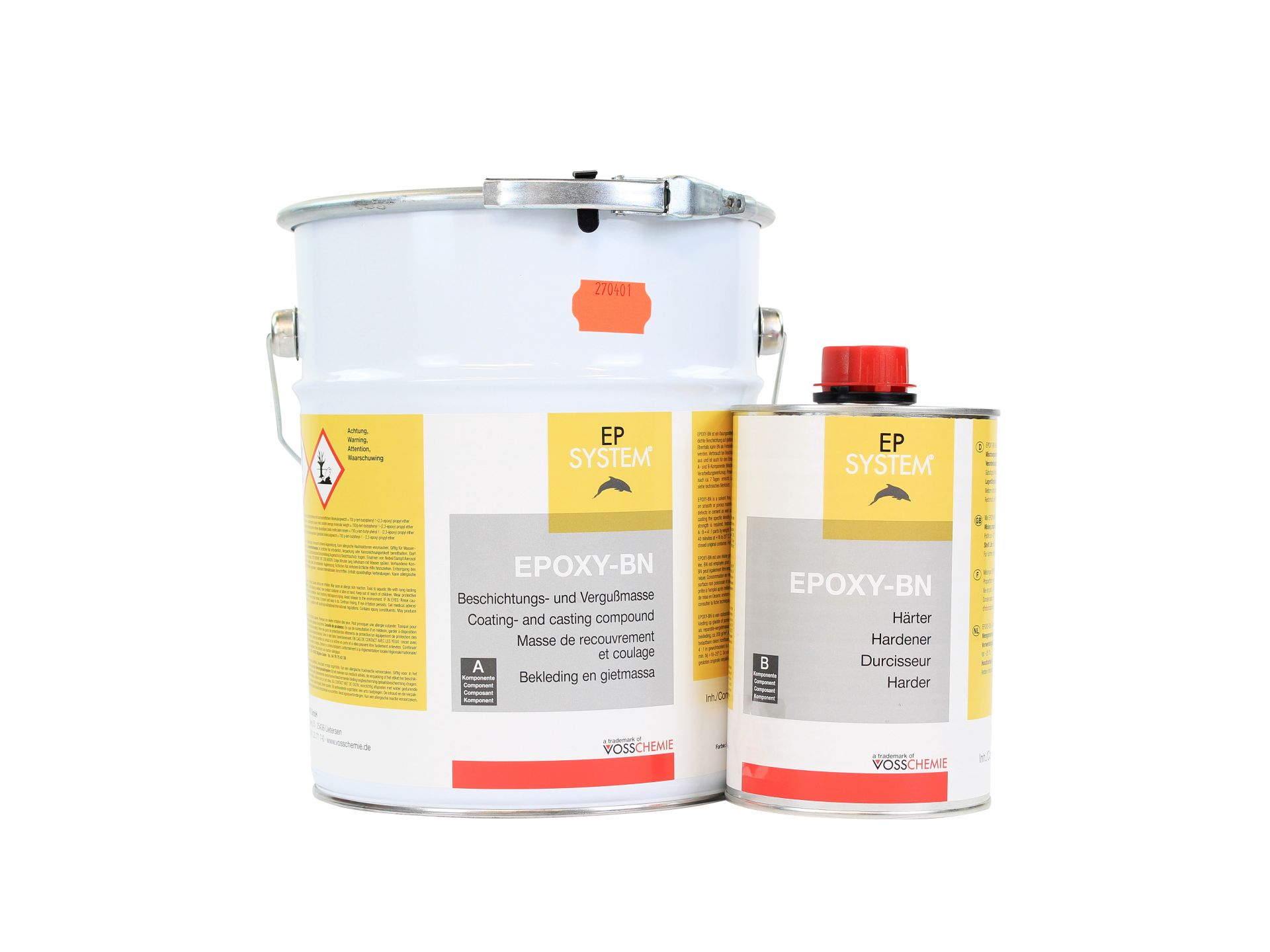Epoxy verf Grijze topcoat voor alle ondergronden 5 kg VSure